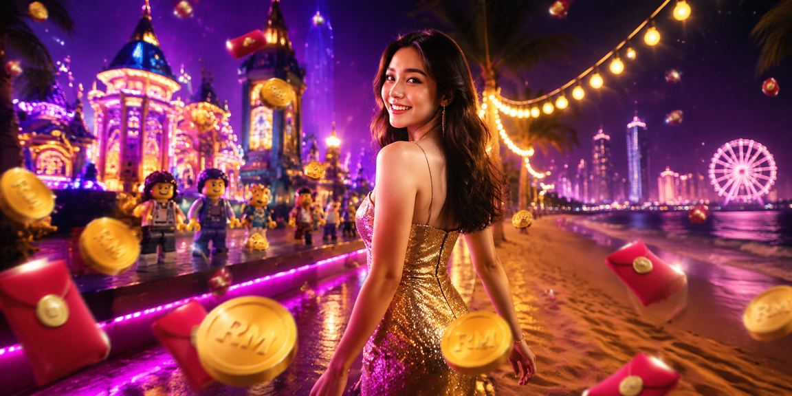Sampul merah bonus jackpot bergaya Melayu Malaysia melambangkan hadiah kemenangan di shio